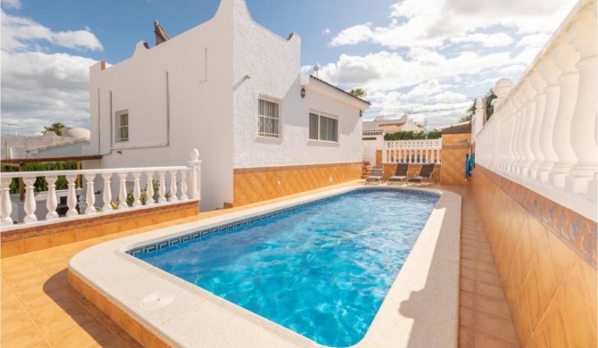 Amazing home in San Miguel de Salinas with 2 Bedrooms, WiFi and Outdoor swimming pool