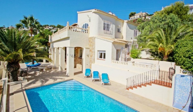 Casa del Campo - sea view villa with private pool in Moraira