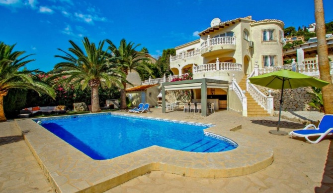 Fabya - sea view villa with private pool in Teulada