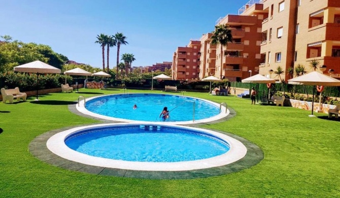 2 bedrooms appartement with city view shared pool and jacuzzi at Oropesa