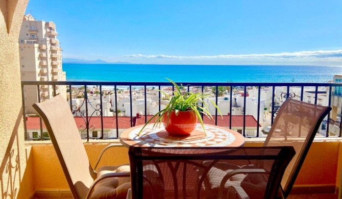 Beautiful apartment near LaMata Beach with PANORAMA SEA view!!!