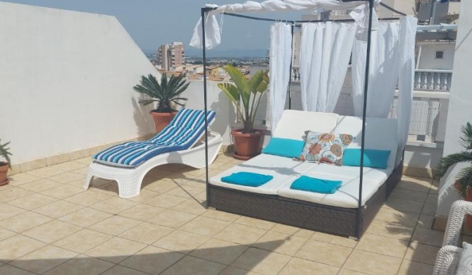 Casablanca Penthouse Apartment with private roof terrace 70m2