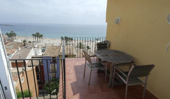 VD2A, Gran apartamento con vistas al mar sobre la muralla de Villajoyosa (VD2A)