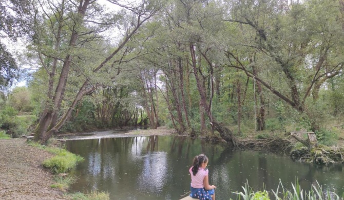 Casita junto al Río en un entorno natural