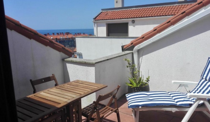 2 bedrooms appartement at Porto do Son 300 m away from the beach with terrace